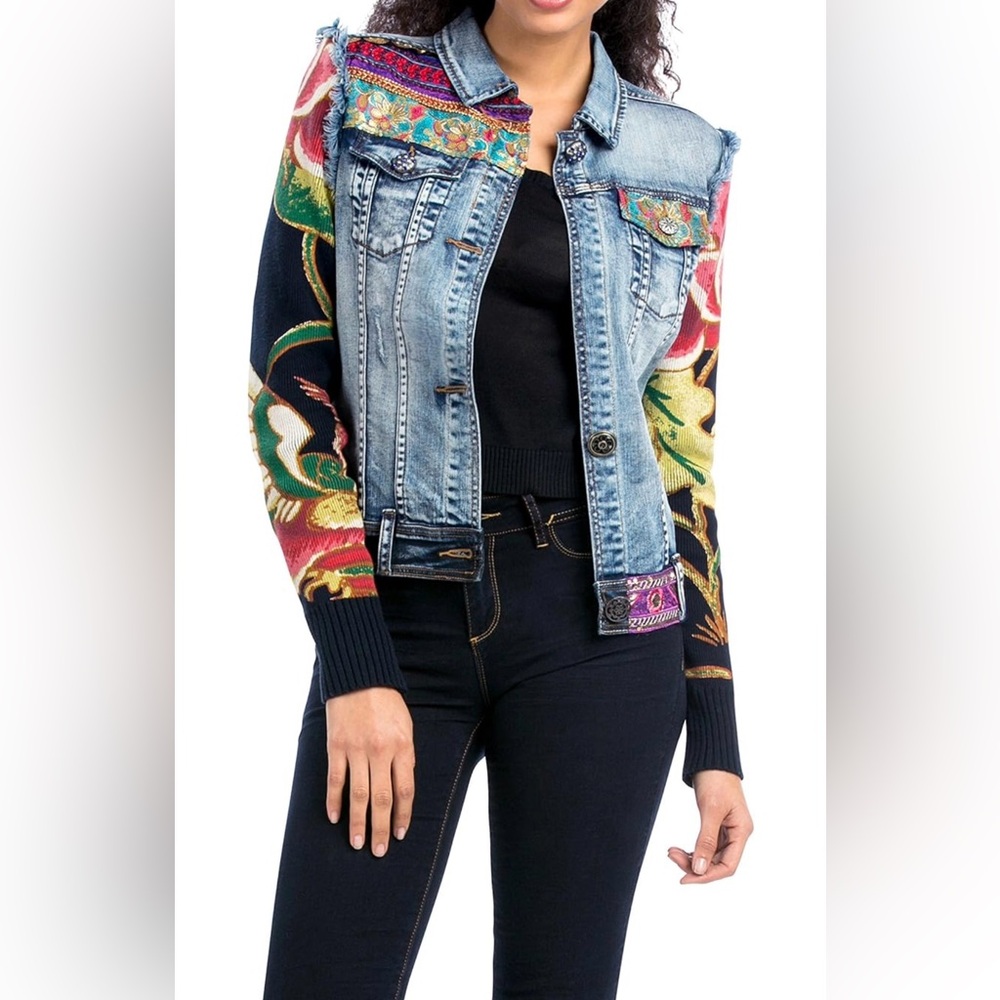 Desigual Jean Jacket Size XL